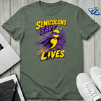Superhero Semicolon T-Shirt