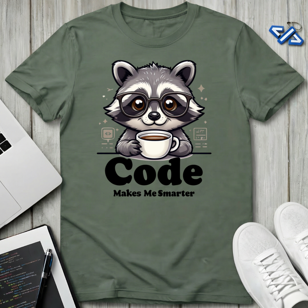 Smart Raccoon T-Shirt