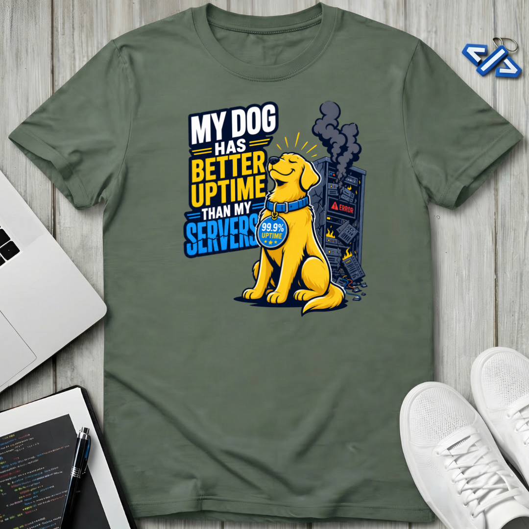 Dog Uptime T-Shirt