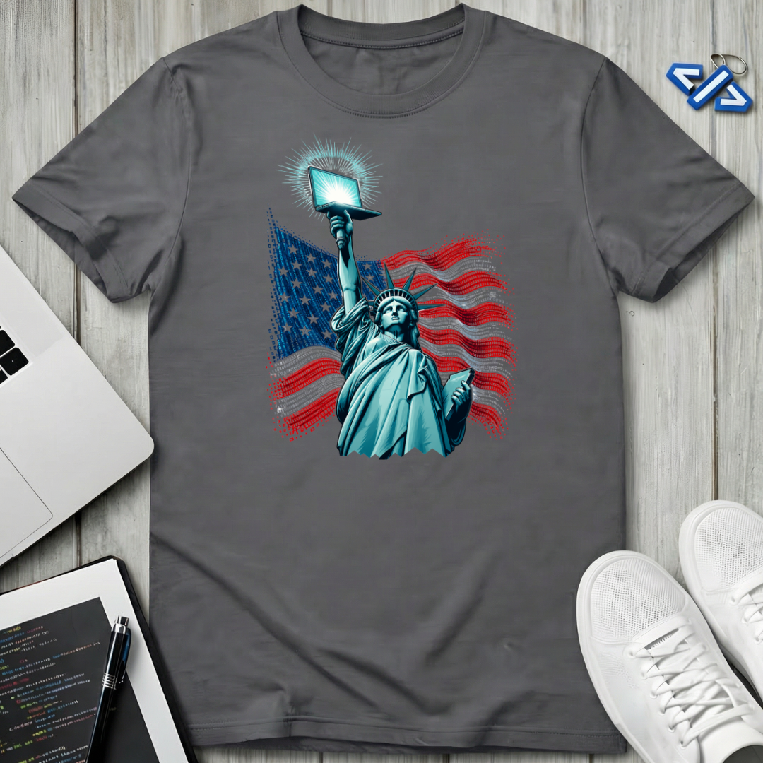 Liberty Laptop T-Shirt