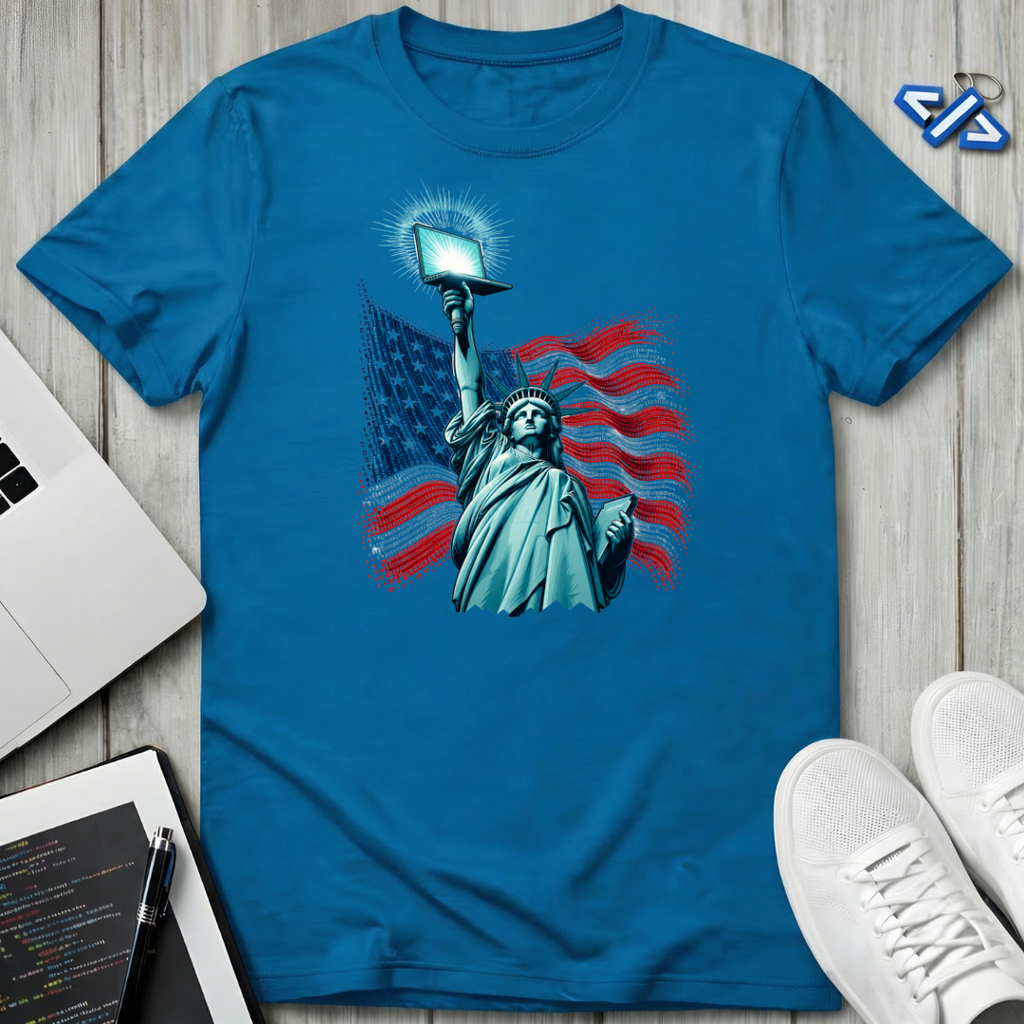 Liberty Laptop T-Shirt