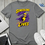Superhero Semicolon T-Shirt