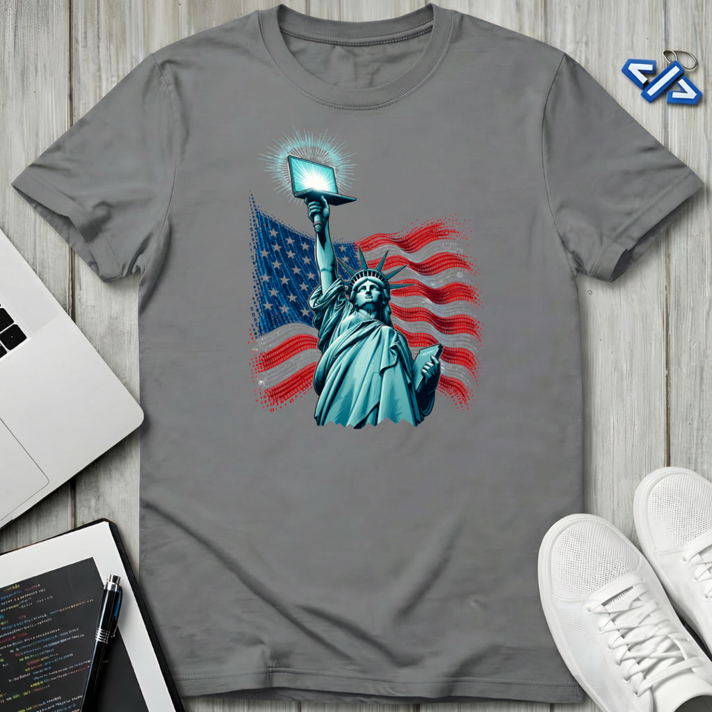 Liberty Laptop T-Shirt