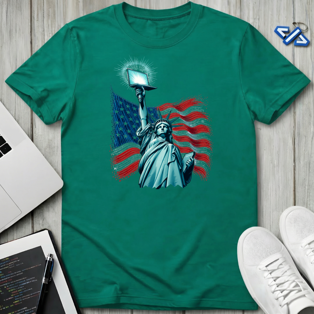 Liberty Laptop T-Shirt