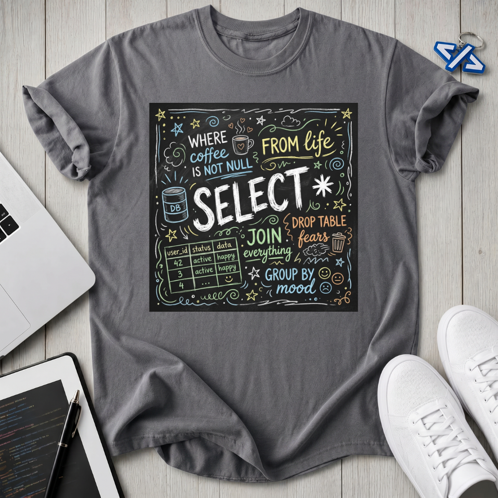 SQL Chalk T-Shirt