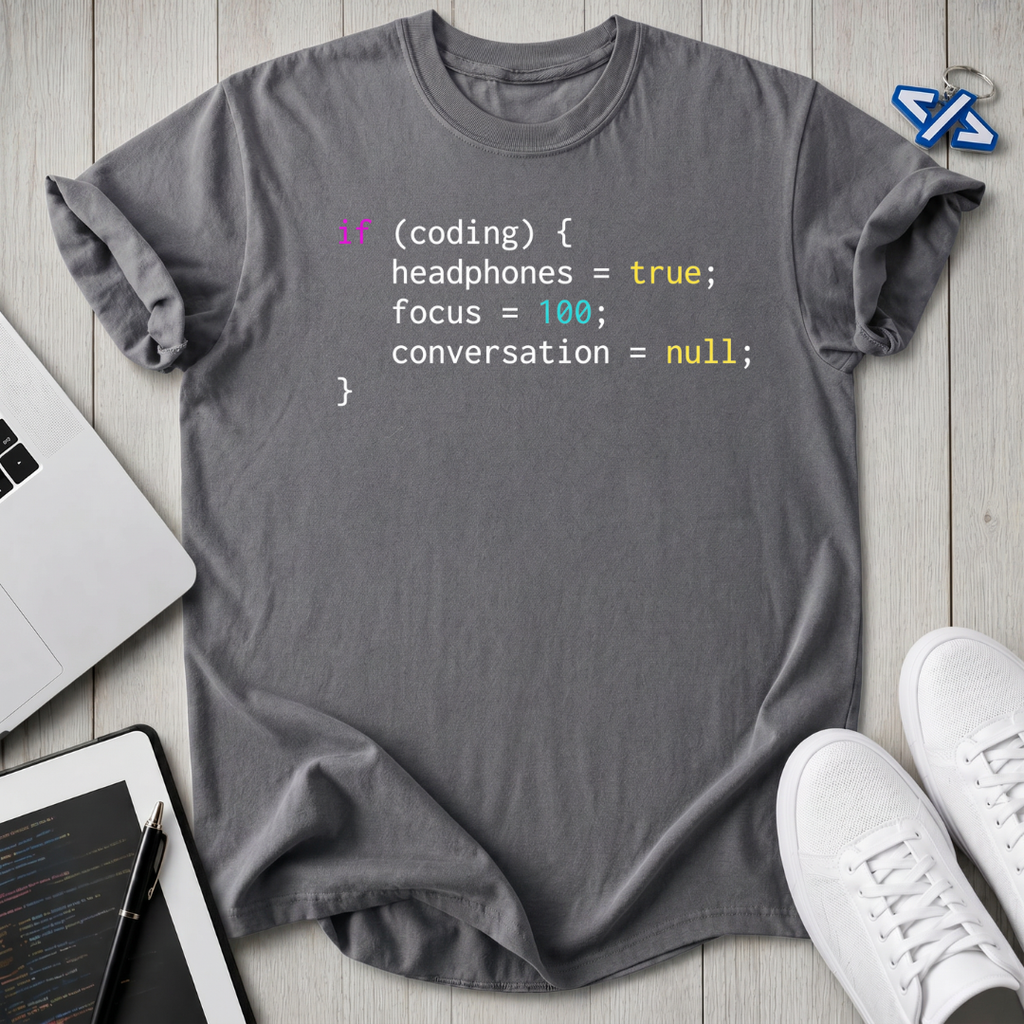 if coding T-Shirt