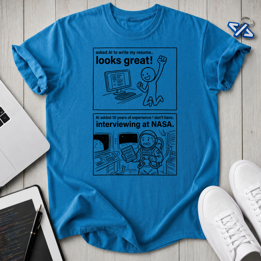 NASA Resume T-Shirt