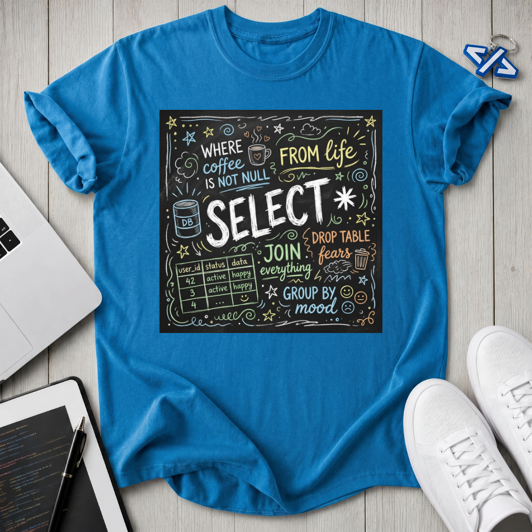 SQL Chalk T-Shirt
