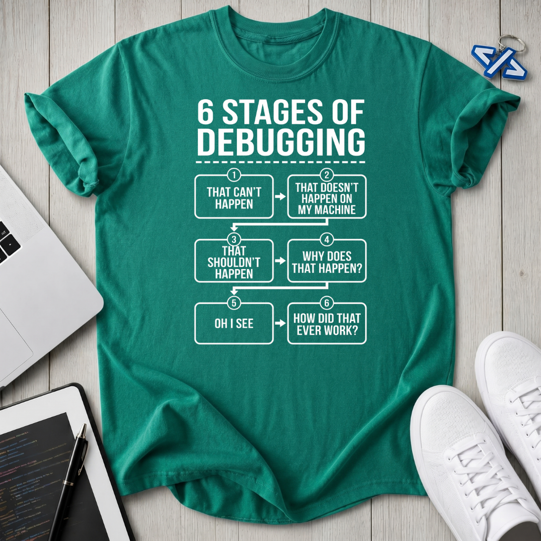 Debugging stage T-Shirt